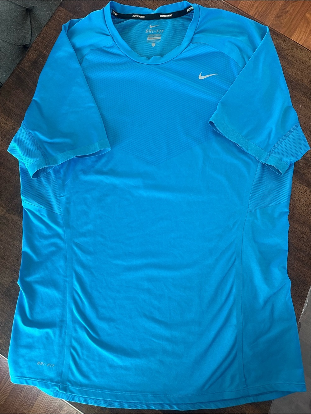 Nike Men’s Short Sleeve Dri-FIT Shirt — Blue